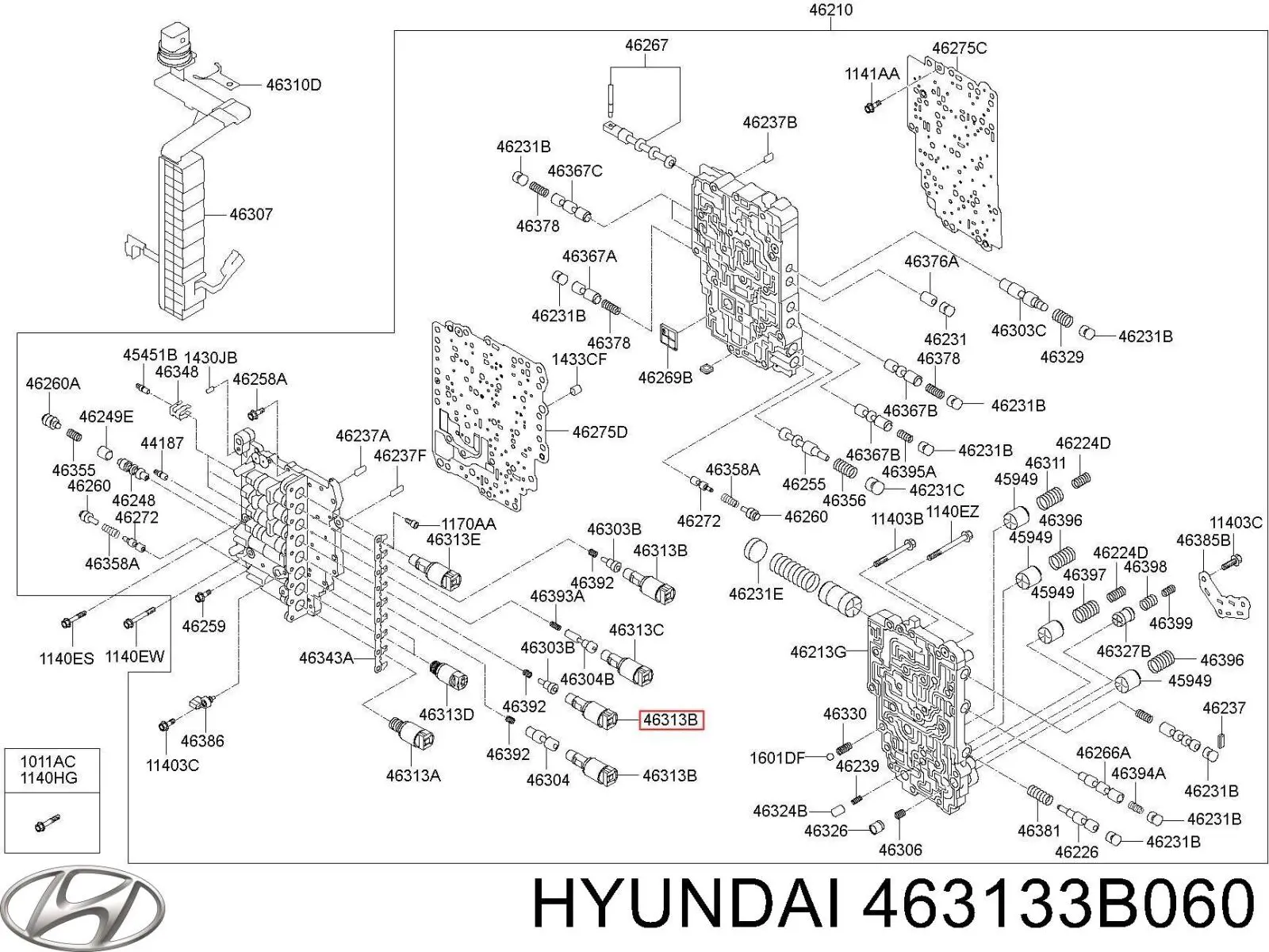  Hyundai/Kia 463133B660 цена, от 111.78 USD