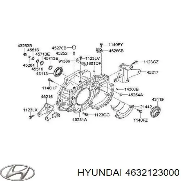 4632123000 Hyundai/Kia Масляный фильтр АКПП