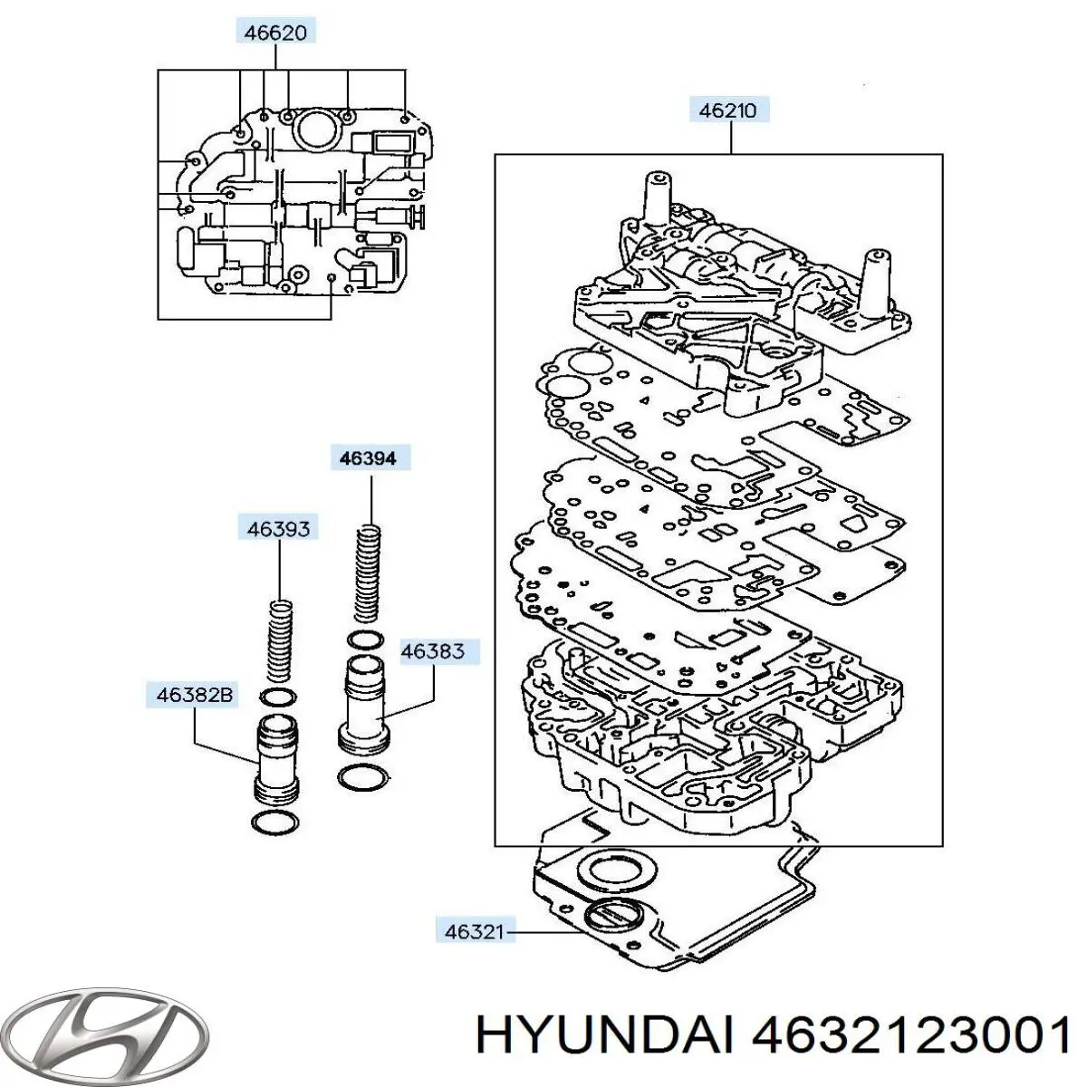 4632123001 Hyundai/Kia Масляный фильтр АКПП