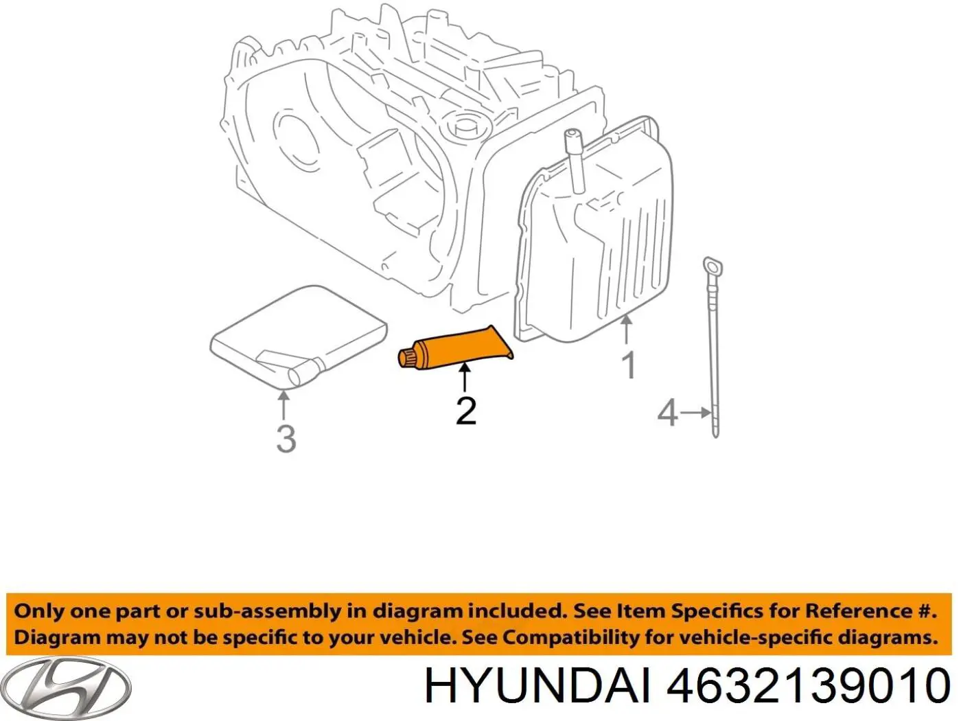 Filtro da Caixa Automática de Mudança Hyundai/Kia 4632139010