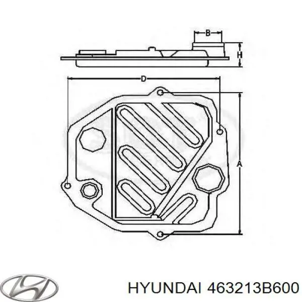 463213B600 Hyundai/Kia Масляный фильтр АКПП