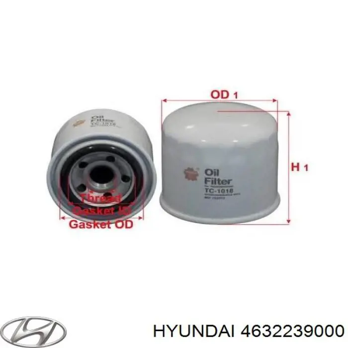 Фильтр коробки автомат Hyundai/Kia 4632239000 цена, от 6.94 USD