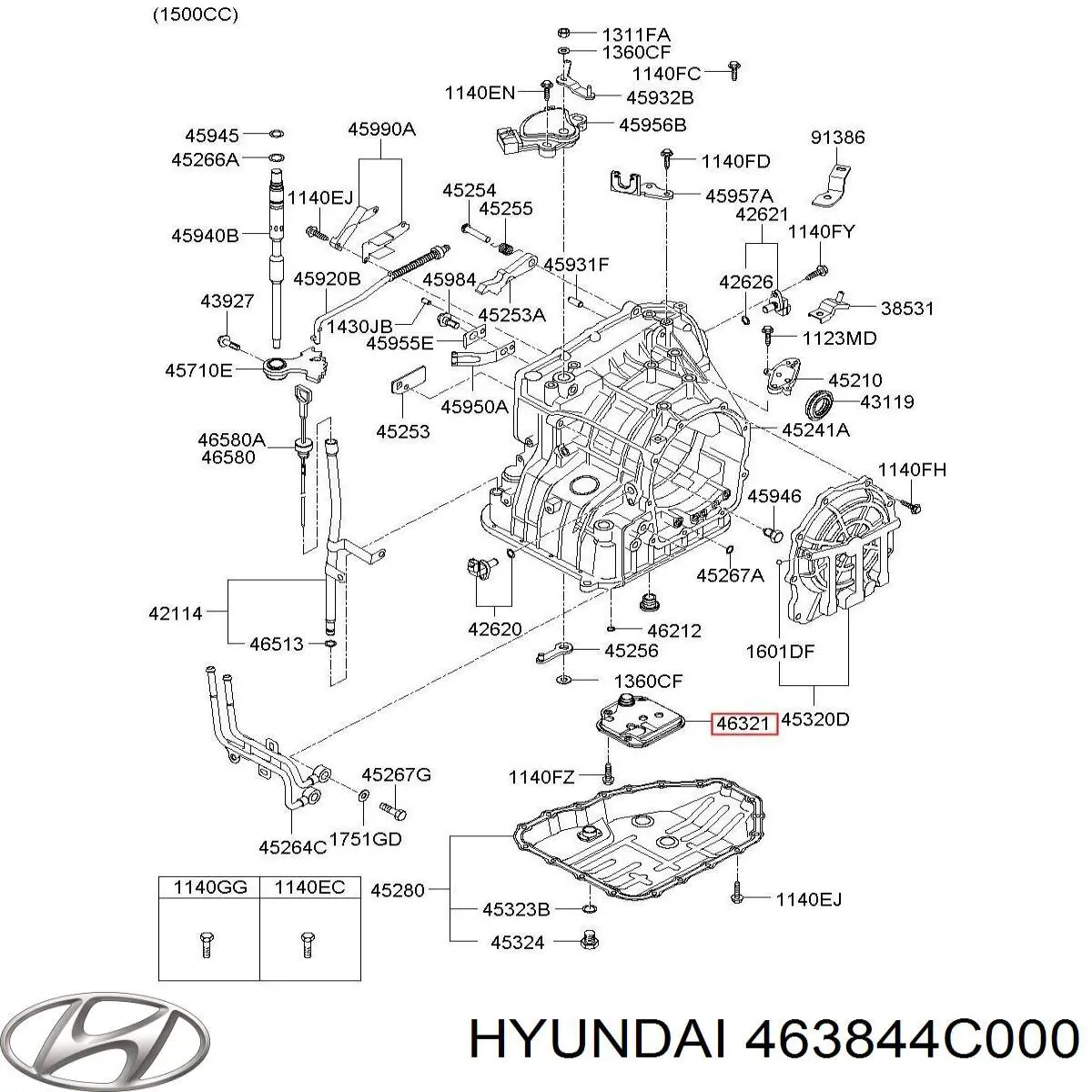 463844C000 Hyundai/Kia 