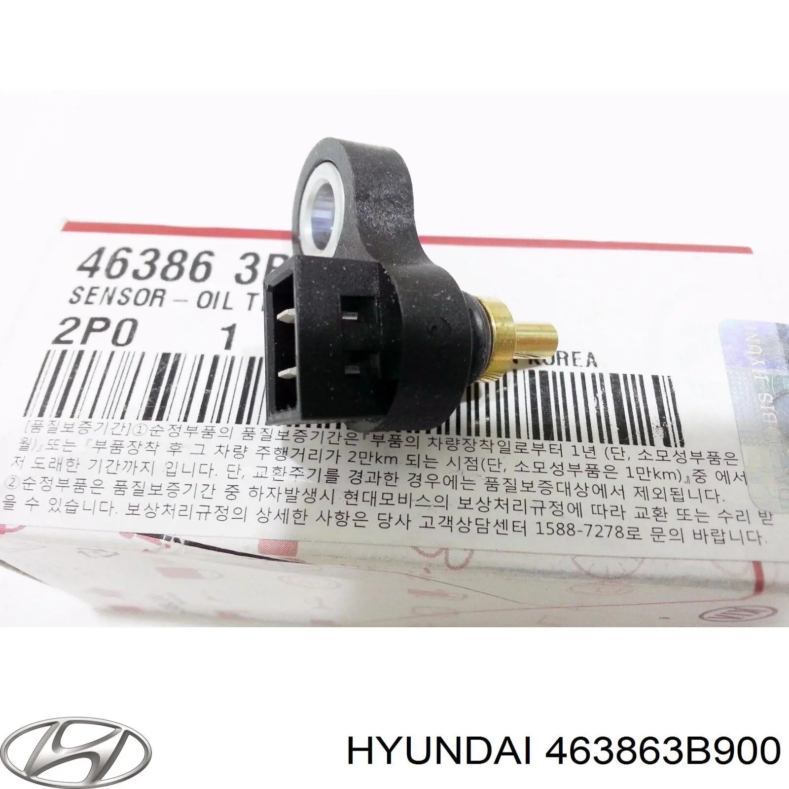 Sensor, de temperatura de aceite caja automatica 463863B900 Hyundai/Kia