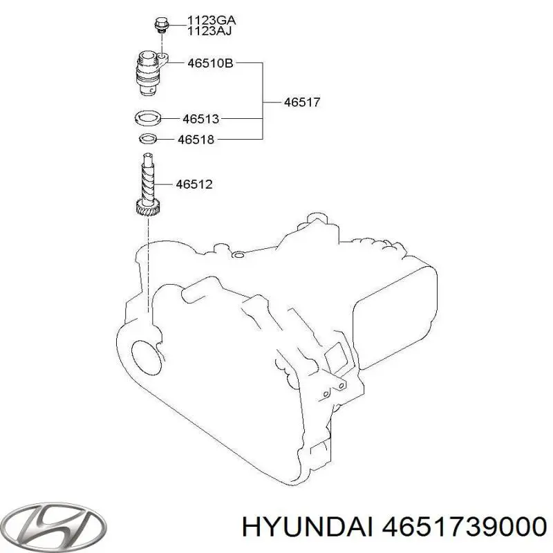 Датчик скорости Hyundai/Kia 4651739000 цена, от 25.45 USD