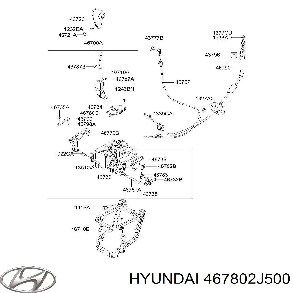 Купить 467802J500 Hyundai/Kia 