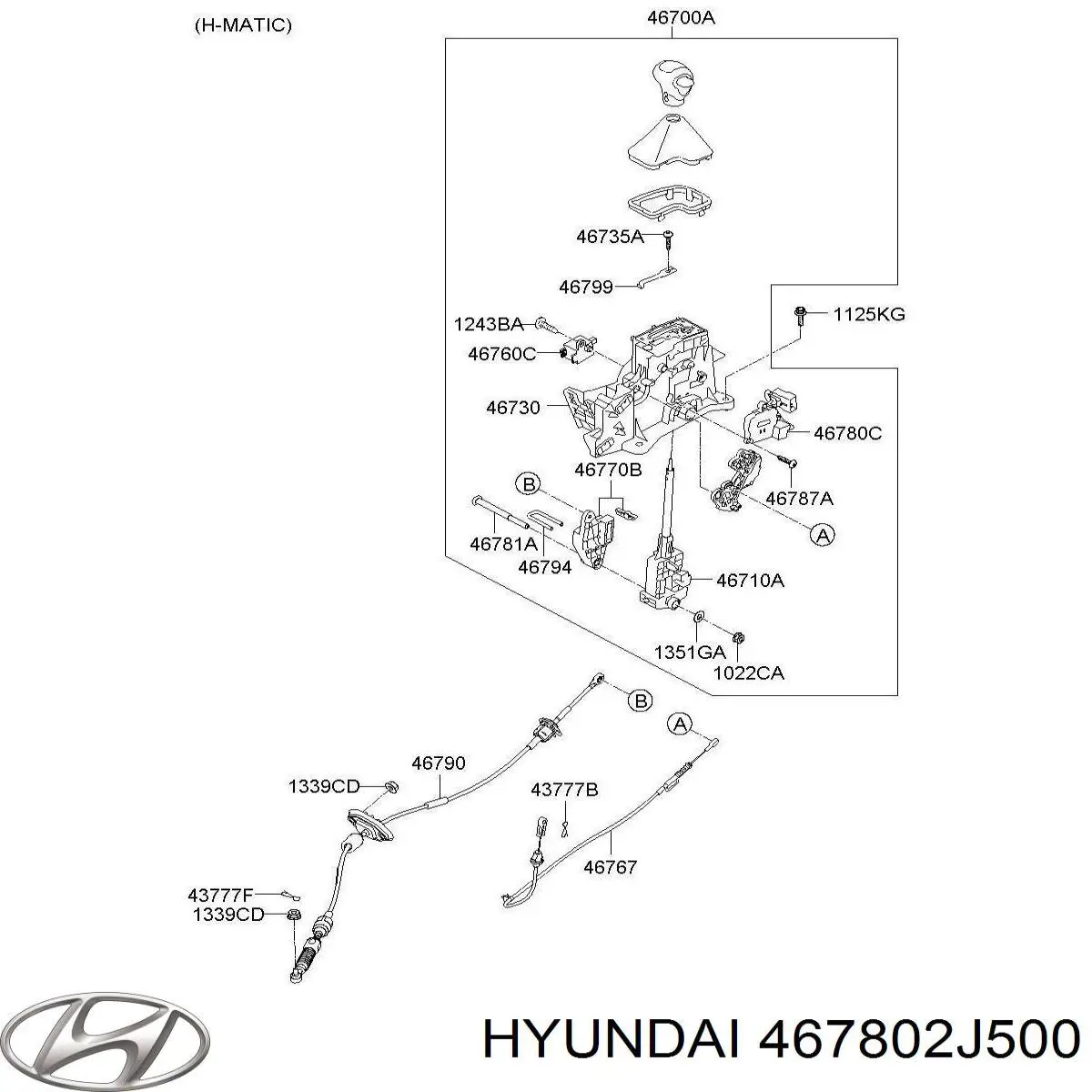 467802J500 Hyundai/Kia 