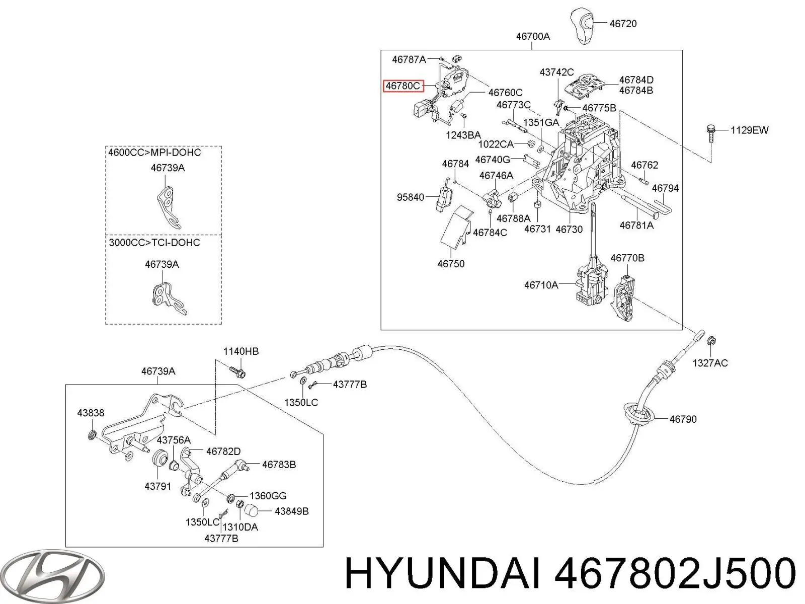 467802J500 Hyundai/Kia 