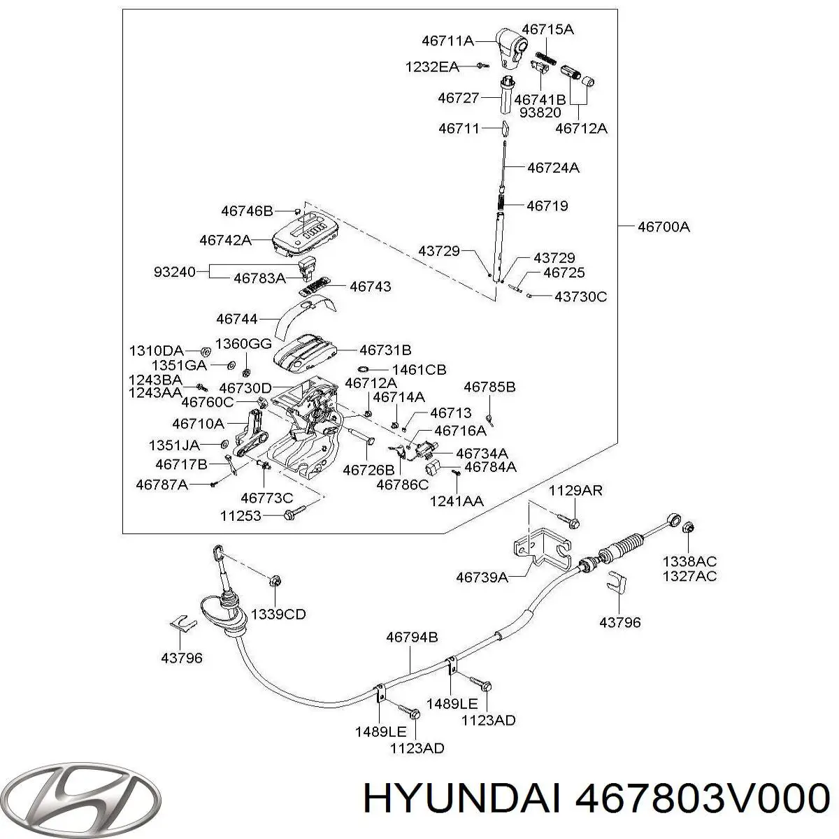  Hyundai/Kia 467803V000 цена, от 34.61 USD