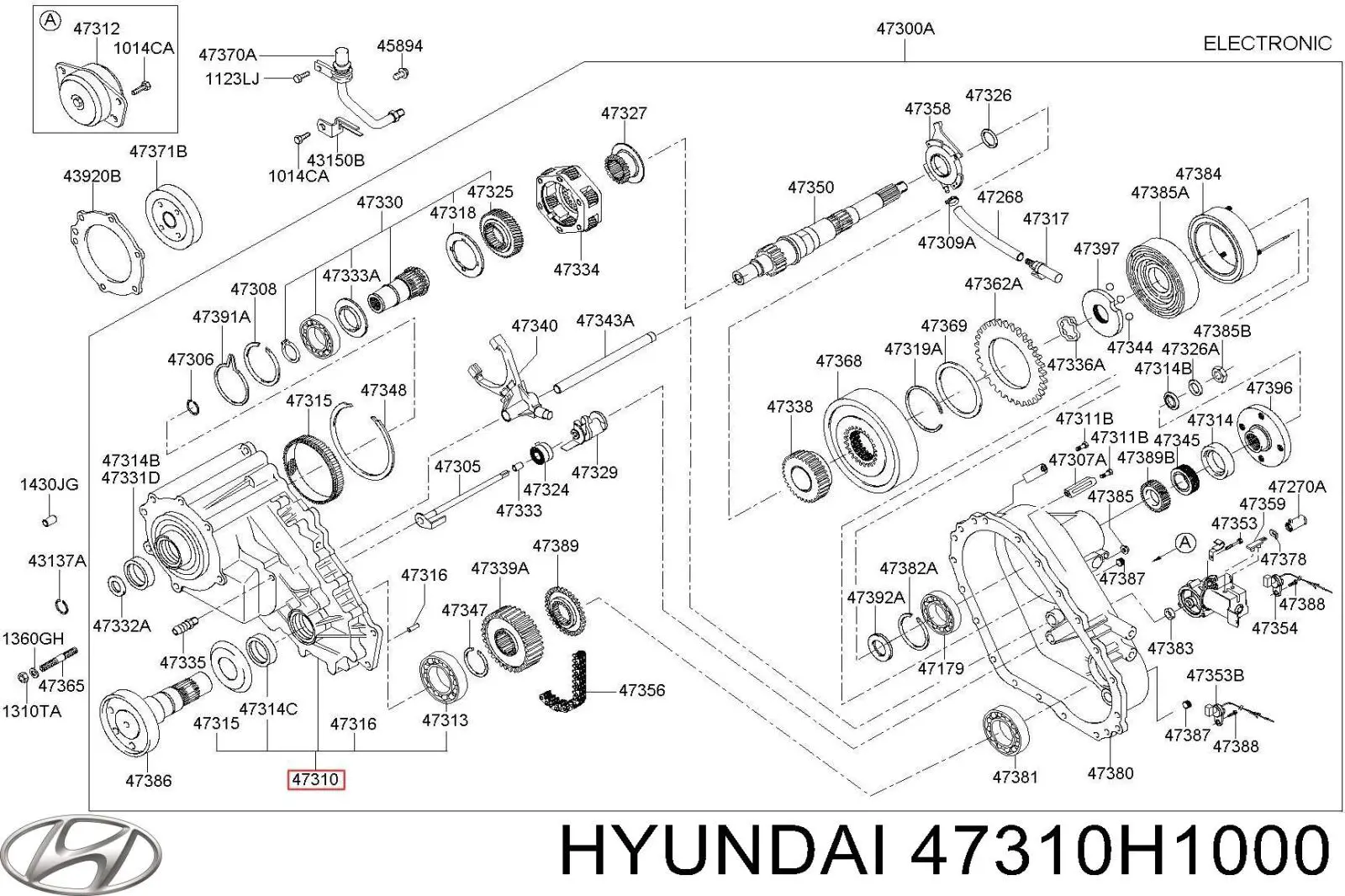 47310H1000 Hyundai/Kia 