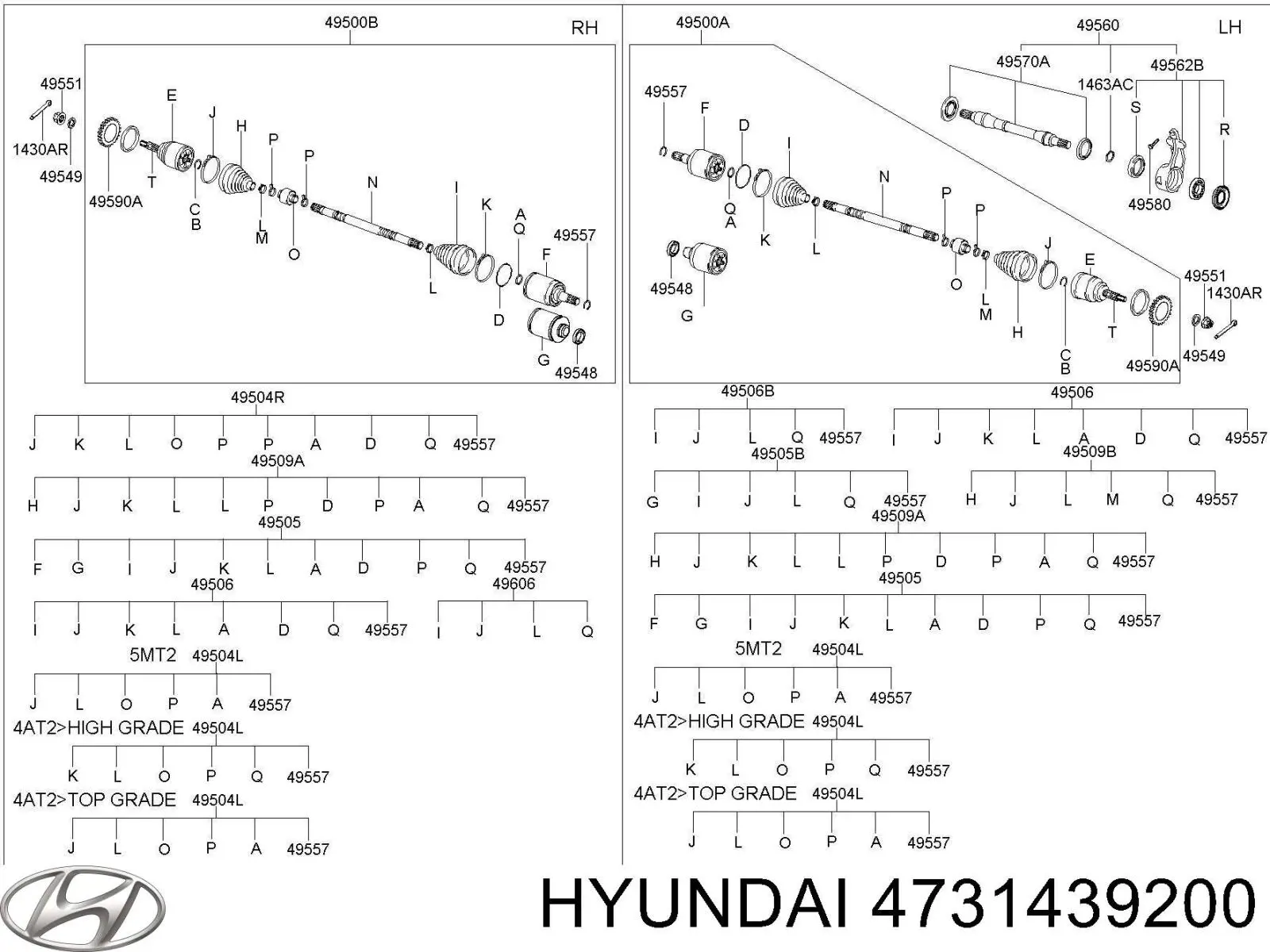  Hyundai/Kia 4731439200 цена, от 31.67 USD