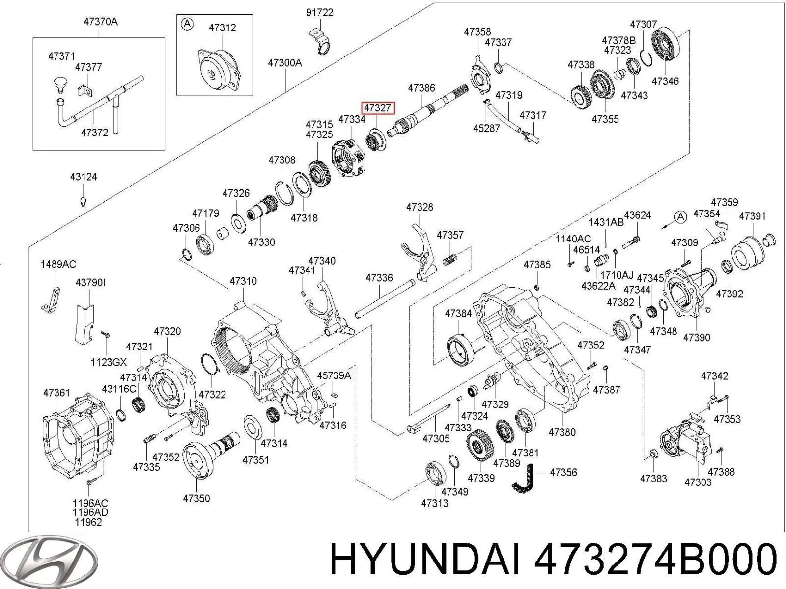 Купить 473274B000 Hyundai/Kia 