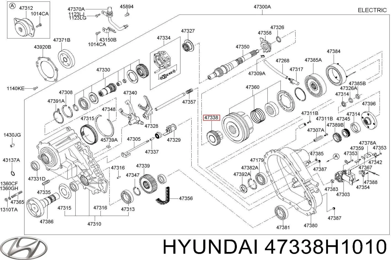  Hyundai/Kia 47338H1010 цена, от 72.94 USD