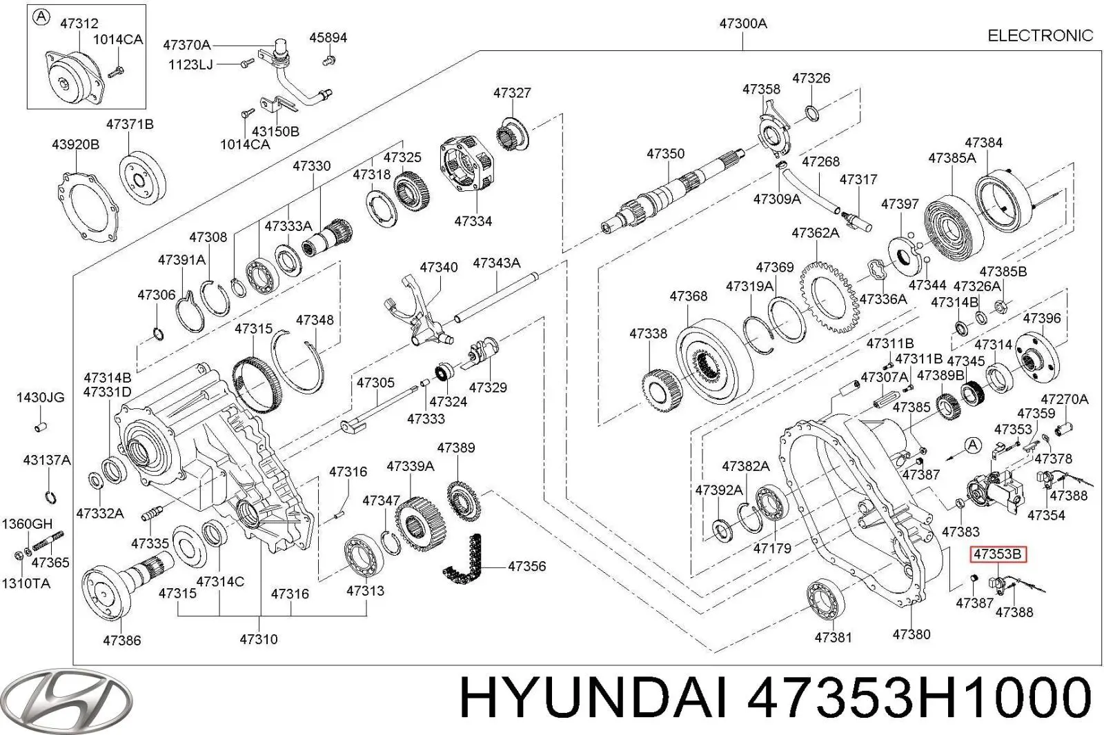 47353H1000 Hyundai/Kia 