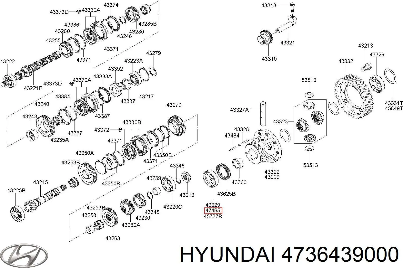  Hyundai/Kia 4736439000 цена, от 67.80 USD