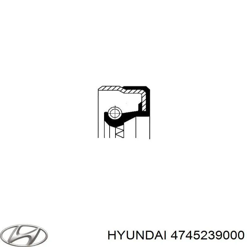 Купить 4745239000 Hyundai/Kia Правый сальник полуоси