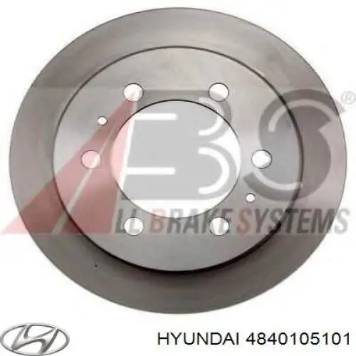 Тормозные диски 4840105101 Hyundai/Kia