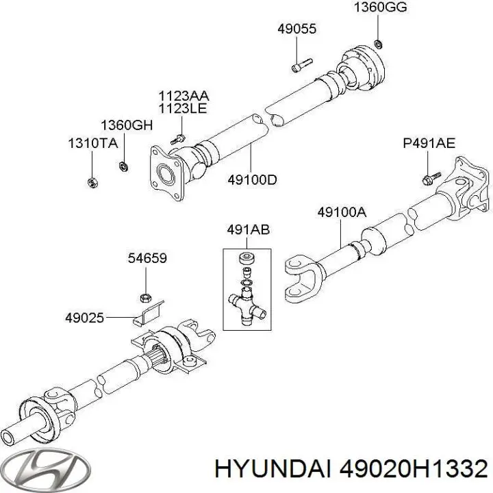 49020H1332 Hyundai/Kia 