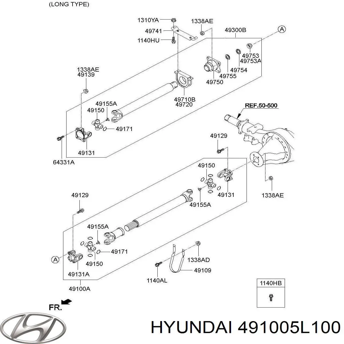  491005L100 Hyundai/Kia