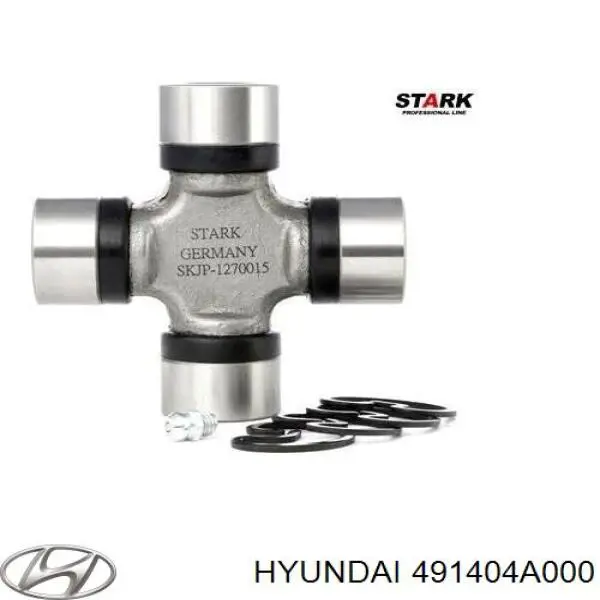 Крестовина заднего кардана 491404A000 Hyundai/Kia