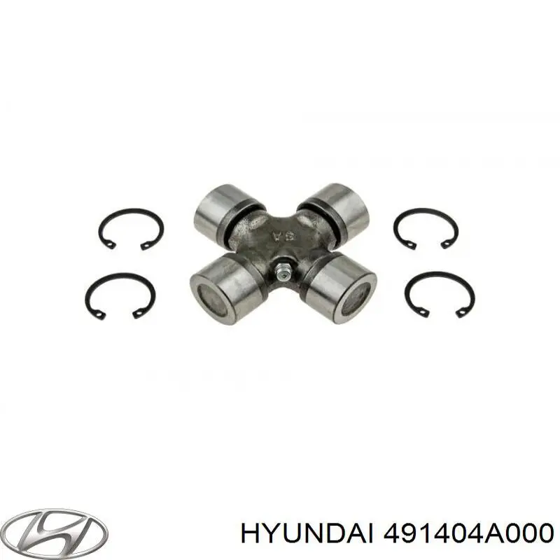 Купить 491404A000 Hyundai/Kia Крестовина карданного вала заднего