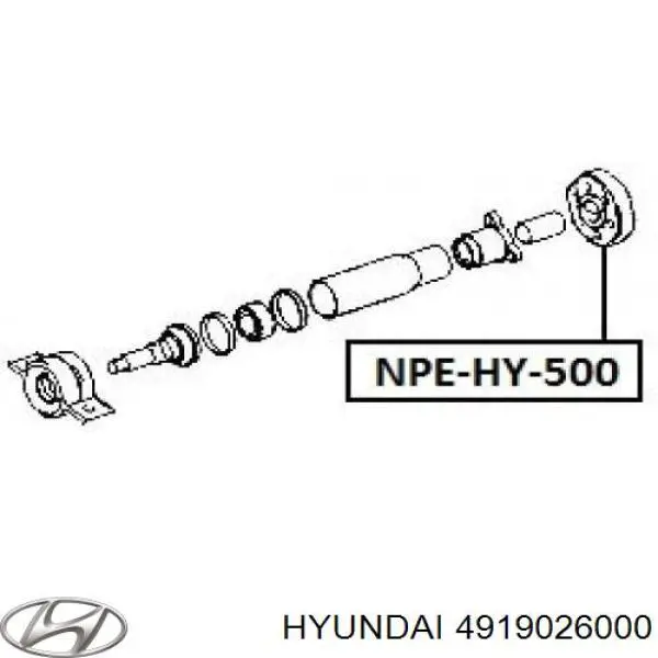 Эластичная муфта 4919026000 Hyundai/Kia
