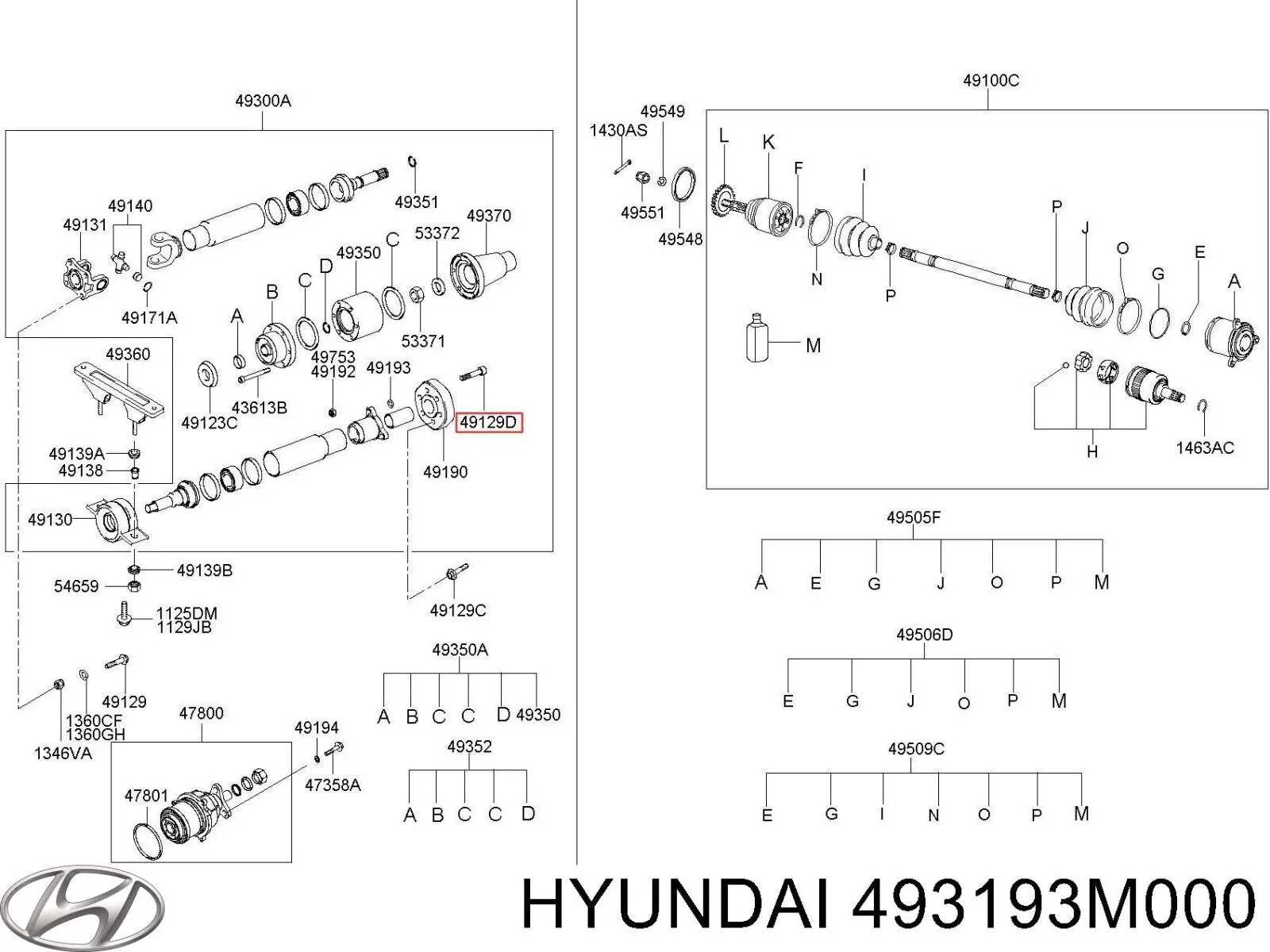  493193M000 Hyundai/Kia