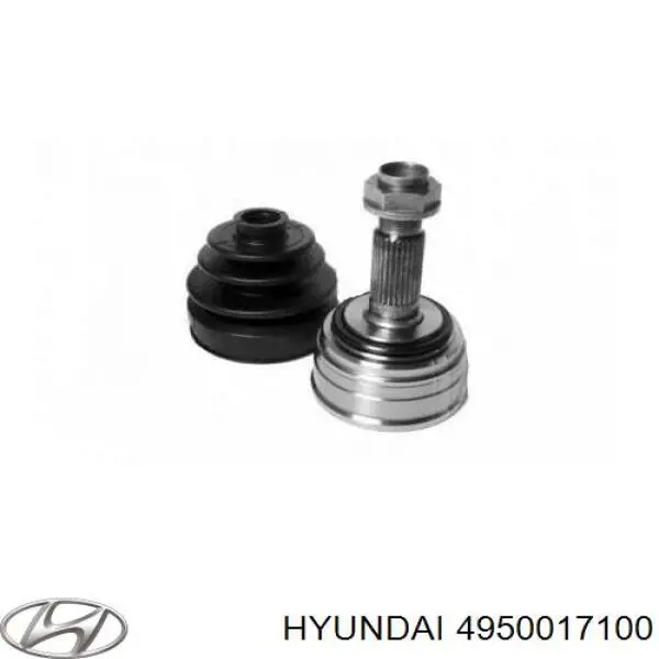 4950017150 Hyundai/Kia semieixo traseiro esquerdo