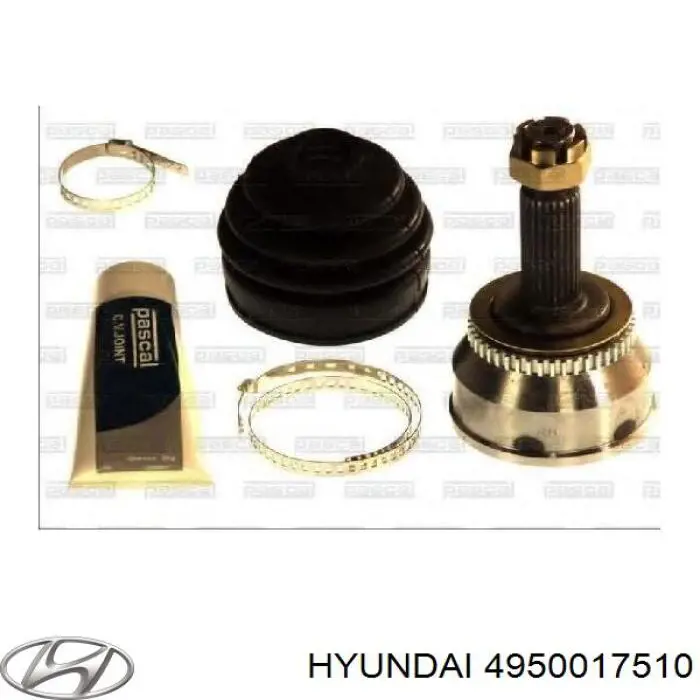 Купить 4950017510 Hyundai/Kia Привод в сборе левый