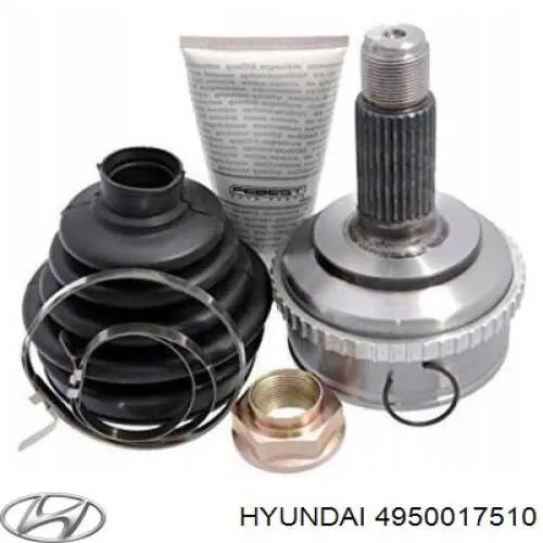 Левая полуось 4950017510 Hyundai/Kia