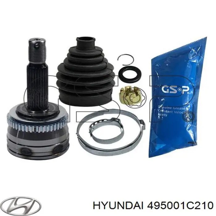 495001C210 Hyundai/Kia semieixo (acionador dianteiro direito)