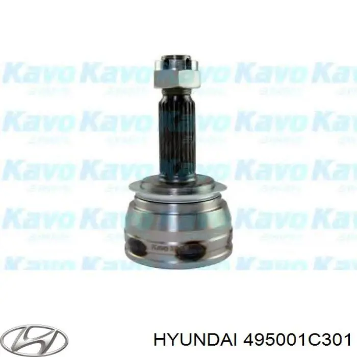 Левая полуось 495001C301 Hyundai/Kia
