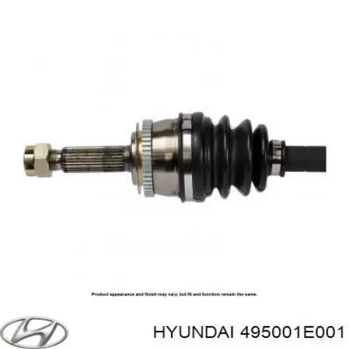 495001E010 Chrysler Полуось передняя левая