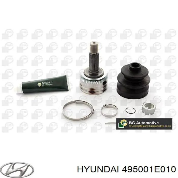 Левая полуось 495001E010 Hyundai/Kia