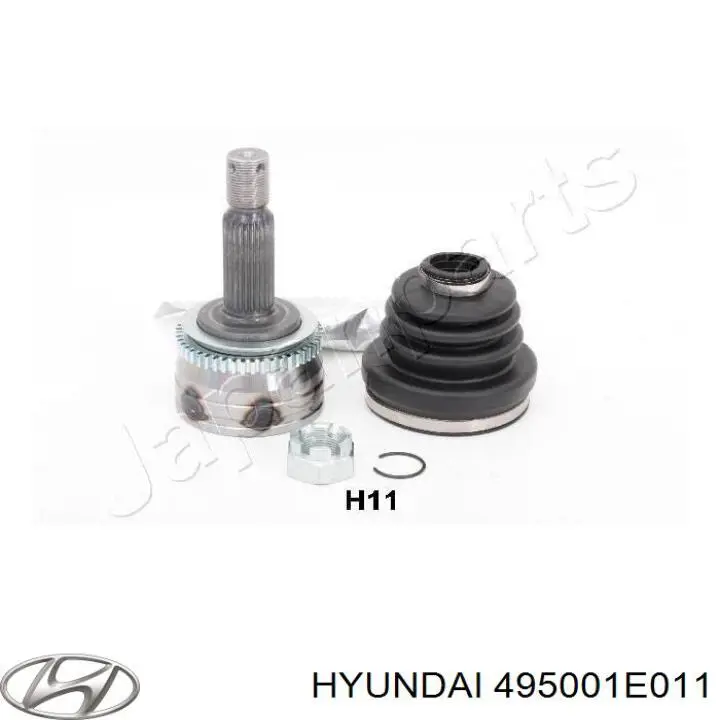 Купить 495001E011 Hyundai/Kia Привод в сборе левый