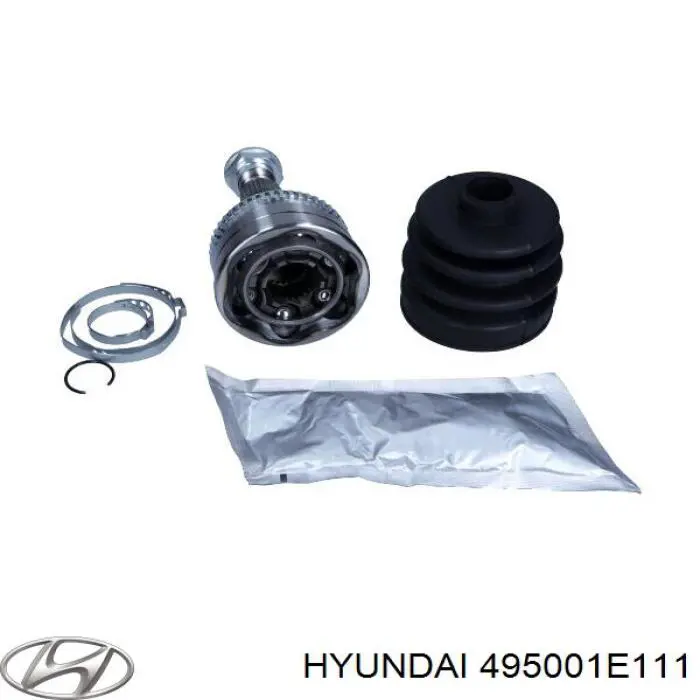 Купить 495001E111 Hyundai/Kia Привод в сборе левый