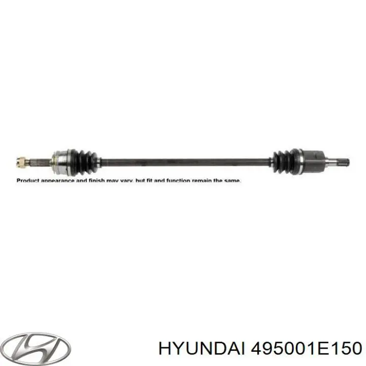 495001E150 Hyundai/Kia semieixo traseiro direito