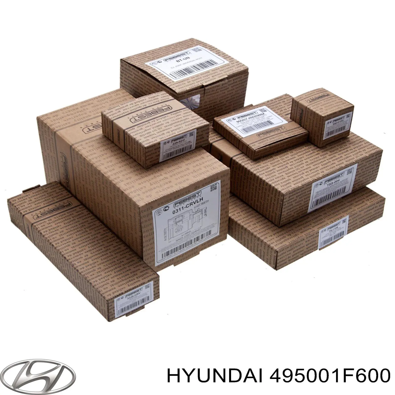 Привод передний правый Hyundai/Kia 495001F600 цена, от 79.01 USD
