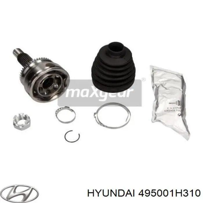 Шарнир угловых скоростей внутренний передний Hyundai/Kia 495001H310 цена, от 86.21 USD
