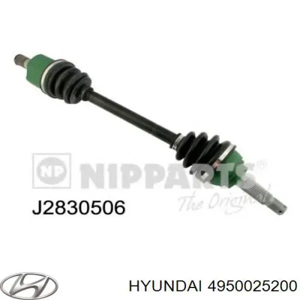 Левая полуось HY012 HDK