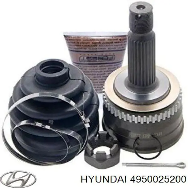Левая полуось 4950025200 Hyundai/Kia