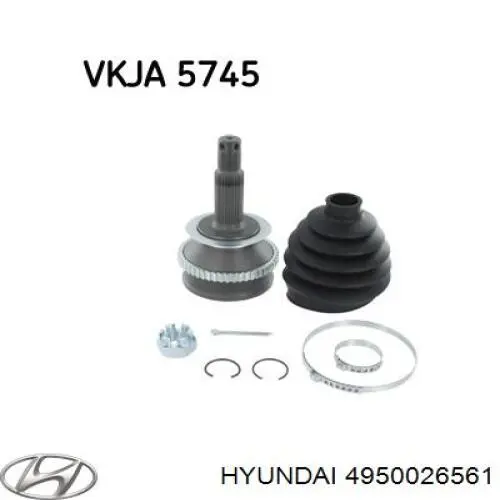 ШРУС наружный передний левый 4950026561 Hyundai/Kia