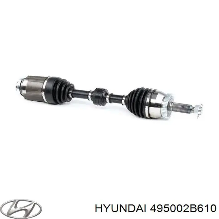 495002B610 Hyundai/Kia полуось (привод передняя правая)