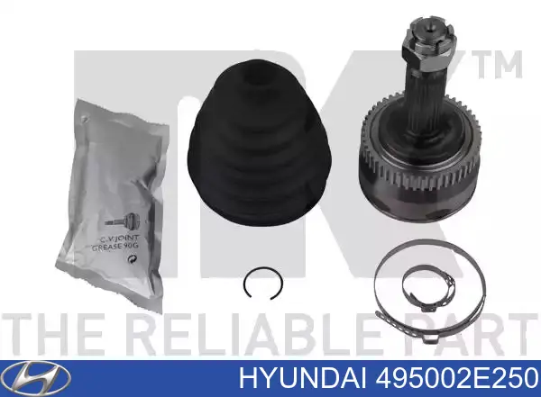 Привод передний правый Hyundai/Kia 495002E250 цена, от 126.98 USD