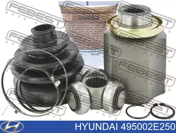 Купить 495002E250 Hyundai/Kia Вал приводной правый