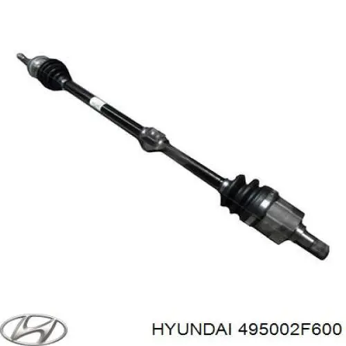 Купить 495002F600 Hyundai/Kia Вал приводной правый