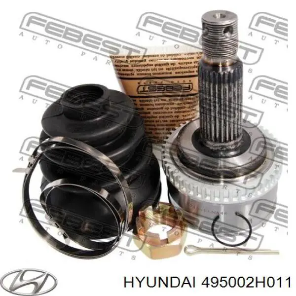Купить 495002H010 Hyundai/Kia Вал приводной правый