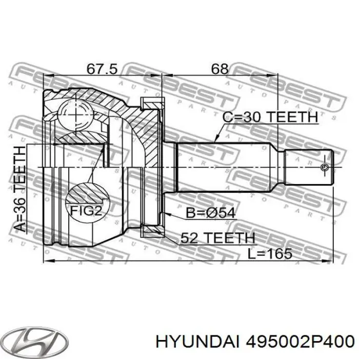  495002P400 Hyundai/Kia