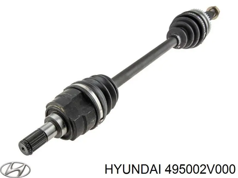 495002V000 Hyundai/Kia Полуось передняя левая