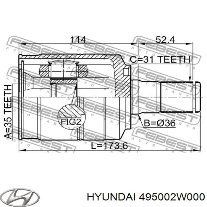 Привод передний левый GSP 224567 цена, от 126.03 USD